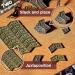 60 Pieces Magic Gathering Counters Tokens Antique Gold Metal Tokens Counters Double Sided Compatible with CCG and MTG with Velvet Drawstring Pouch - Buy Online on SooperMarket.com