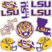 LSU Sticker Tigers Geaux Louisiana State University Stickers Vinyl Decals Laptop Water Bottle Car Scrapbook T2 (Type 2)