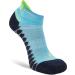 Silver Compression No Show Running Socks - Aqua Large (1 Pair) | Men and Women's Athletic Performance - Buy Online on SooperMarket.com