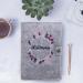 Cozy Racoon Mutterpass Cover - Pink Felt Hexagon | Made in Germany | Personalized Gift for Pregnant Mothers | Includes Pockets for Insurance Card & Ultrasound Images - Buy Online on SooperMarket.com