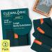 Cleanlogic Sport Exfoliating Body Scrubber - 3 Pack Assorted Colors | Large Exfoliator Tool for Athletes | Daily Skincare Routine for Smooth Clean Skin - Buy Online on SooperMarket.com
