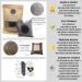 Air Purifying Charcoal Bag - Triple 200g Odor Eliminator & Natural Deodorizer for Home | Eco-Friendly Shipping Worldwide - Buy Online on SooperMarket.com