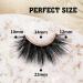 6D Mink Lashes - 22MM Fluffy Dramatic False Eyelashes | 10 Pairs Reusable Luxury Wispy Volume - Buy Online on SooperMarket.com