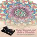 ColorIt Mandalas Volume VIII Adult Coloring Book - 50 Floral & Geometric Designs - Spiral Binding - Lay Flat Hardcover - USA Printed - Buy Online on SooperMarket.com