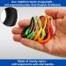 40 Colorful Zipper Pendants - 60x30mm Nylon Replacement Zippers Set for Repair - Threading Accessories - Buy Online on SooperMarket.com