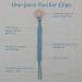 Silicone Dummy Clips Pacifier Holder for Baby Girls and Boys - Sand+Light Grey - Buy Online on SooperMarket.com