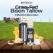 Beef Tallow Lip Balm | Natural Hydrating Chapstick | Grass-Fed Bison Tallow Moisturizer | Soothes Chapped Lips & Sensitive Skin | Made in the USA - Buy Online on SooperMarket.com
