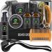 Beard Growth Kit,Beard Kit,w/Beard Roller,2 Pack Beard Growth Oil,Beard Wash,Balm,Comb,Brush,Hair Removal Razor Strops Scissor,Bag,EBook,Beard Care Grooming Kit Christmas Gifts for Dad Father Men Him Beard Growth Kit w/ 9 …