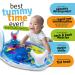 Splashin'kids Inflatable Tummy Time Water Mat with Mirror & Rattles for Infants & Toddlers - Fun Activity Center for Baby Stimulation & Growth - Buy Online on SooperMarket.com