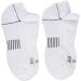 Zulu Cushioning Performance No Show Socks - Small White (3 Pair) | Men & Women - Buy Online on SooperMarket.com
