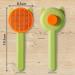 Cat Brush for Long & Short Hair 1-Click Self-Cleaning Tool for Effortless Pet Hair Removal - Buy Online on SooperMarket.com