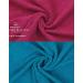 Betz Terry Cloth Wash Gloves - 10 Piece Set 100% Cotton 16x21 cm Cranberry-Petrol | Premium International Shipping - Buy Online on SooperMarket.com