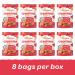 Organic Happy Creamies Family Veggie & Fruit Snacks with Coconut Milk - Strawberry Raspberry Carrot - 1oz (Pack of 8) - Buy Online on SooperMarket.com