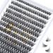 Lash Clusters B&Q LASH Individual Lashes 280 Clusters False Eyelash 20D 30D 40D Lash Clusters Extensions Individual Lashes Cluster DIY Eyelash Extensions at Home (40D-0.07D-15) 40D-0.07D-280PCS 15 mm