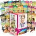 7th Heaven Bumper Box Gift Set - 25 x Face Masks Skincare Set & Hair Masks for Damaged Hair - Mix of Hair Masks Peel Off Face Masks & Clay Face Mask Sachets - Contents May Vary
