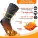 Welwoos 3 Pairs ThermoSocks for Men | Warm Thick Winter Ski Socks | Breathable Outdoor Socks 36-42 | Blue Gray Stripes - Buy Online on SooperMarket.com