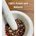 Red Baron Organic Gourmet Peppercorn Blend - 100% Natural, Paleo, Keto, Vegan Friendly, Non-GMO, No Artificial Color - 10 oz Rainbow Blend with Black, Pink, and Red Peppercorns - Buy Online on SooperMarket.com