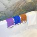 3 Pieces African Exfoliating Long Net Bath Sponge Set - Body Scrubber & Exfoliation Rag in Blue Brown & Purple | Daily Skin Smoother for All Skin Types - Worldwide Shipping - Buy Online on SooperMarket.com