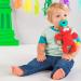 Bright Starts Sesame Street Cozy Coo Soothing Pacifier with Plush Toy - Elmo | BPA-Free | Newborn+ | Green | 4.42x2.04x4.17 Inch - Buy Online on SooperMarket.com