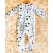 West Ham Baby Sleepsuit | 100% Combed Cotton | 3-6 Months | UK Designed & Printed - Buy Online on SooperMarket.com
