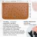 Three Swords 16 pcs Manicure Pedicure Set 'Cinisello' | Premium Synthetic Leather Nail Case in Cognac | Complete Hand & Foot Care Tools - Buy Online on SooperMarket.com