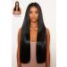 Lullabellz Super Thick Statement Straight Clip In Hair Extensions 5-Piece 26-Inch Length Natural Black - Buy Online on SooperMarket.com