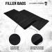 Gymreapers Strength Training Sandbags - Heavy Duty Workout Equipment for Home & Cross Training | Military Conditioning Exercises - OD Green (50-125 lbs) - Buy Online on SooperMarket.com