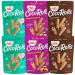 Sun Tropics CocoRolls Variety Pack Gluten Free Dairy Free Snack-Crisp Rolled Wafer Made With Pure Coconut Cream 6 Count