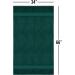 Fluffy 100% Cotton Dark Green Bath Sheets Set of 2 - Eco-Friendly, Super Soft & Highly Absorbent - Oeko-Tex Certified - 34 x 66 Inches - Buy Online on SooperMarket.com