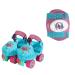 Playwheels Trolls Roller Skates with Knee Pads, Junior Size 6-12