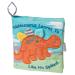 Mary Meyer Soft Cloth Book with Crinkle Paper and Squeaker  6 x 6-Inches  Pebblesaurus