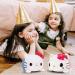 FASTEXX Hello Kitty Plush Reversible Octopus & Teddy Plushies - Super Soft Toys for Girls | Double-Sided Flip Mood Kitty Plush for Expressing Emotions - Buy Online on SooperMarket.com