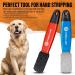 FLAMIA & JABZ Stripping Metal Stone Diamond Edged for Dogs Cats & Pets with Plastic Grip (2 Piece Pack of Coarse & Fine) - Buy Online on SooperMarket.com