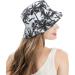 ZLYC Unisex Palm Tree Black Bucket Hat - Summer Travel Fisherman Cap for Women Men Teens - Buy Online on SooperMarket.com