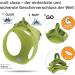 Buy Curli Clasp Air-Mesh Vest Harness in Lime Green - Lightweight & Comfortable for Pets - International Shipping Available - Buy Online on SooperMarket.com