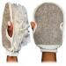 LINDISSIMA - Exfoliating Mitt Body Scrubber Double-Sided Exfoliating Glove UK Brand Shower Puff Loofah Sponge Dual Action Gentle Body Scrub Exfoliator & Bath Sponge for Skin Cleaning.