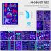 15 Sheets Glow in the Dark Temporary Neon Makeup UV Stickers for Women Kids - Stylish Body Face Skin Glowing Shimmer - Rave Party Supplies - Buy Online on SooperMarket.com