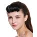 WIG ME UP TYP-760-1 Clip-In Micro Bangs - Short Straight Curved Black Hairpiece for Instant Style - Buy Online on SooperMarket.com