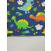 ACMUUNI REC Canvas Laundry Hamper with Handles - Waterproof Cotton Storage Organizer for Kids Toys - Blue Dinosaur Design - Buy Online on SooperMarket.com