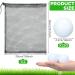 120 Pcs Plastic Golf Balls for Indoor Outdoor Training with Mesh Bags - White - Buy Online on SooperMarket.com