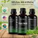 Fiora Naturals Tea Tree Essential Oil 1 oz - 100% Pure Organic Melaleuca Alternifolia for Face, Hair, Skin, Acne, Scalp, Foot, and Toenails - Buy Online on SooperMarket.com