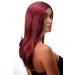 WIG ME UP - Ladies Long Straight Wig in Red Garnet | 60 cm Middle Parting | International Shipping - Buy Online on SooperMarket.com