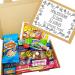 Retro Sweet Gift Box - A5 Letter Box free personalised label by Eventabox *SWEETS VARY*