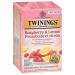 Twinings Raspberry & Lemon Herbal Individually Wrapped Tea Bags | Naturally Caffeine-Free| 20 Count (Pack of 6) | Enjoy Hot or Iced Raspberry & Lemon 20 Count (Pack of 6)