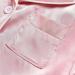Verve Jelly Kids Satin Pajama Set | Long Sleeve Button Down Sleepwear | 2-Piece Outfit | Pink | 3-4 Years - Buy Online on SooperMarket.com