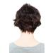 Short Human Hair Wig with Side Parting | Dark Brown with Red Highlights - DW411HH-2H130 | Shop Now! - Buy Online on SooperMarket.com