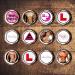PRECUT Hen Party Mini Cupcake Toppers Edible Ladies Night Cake Decorations Edible Bachelorette Cake Decorations Hen Night Cupcake Decoration Naughty Butler Cake Topper (24)