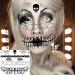 Scary Halloween Face Temporary Tattoos - 4 Sheets for Women, Men, Kids, and Adults | 3D Witch, Zombie Makeup Kit | Dia de los Muertos Face Tattoos with Spider Web, Bat, and Scar Designs - Buy Online on SooperMarket.com