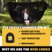 Wise Owl Outfitters Hammock Bug Net - Premium Waterproof Mesh Netting with Double-Sided Zipper for Hammocks - Essential Camping Gear in Black - Buy Online on SooperMarket.com