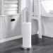 SunnyPoint Elite Sturdy Stainless Steel Toilet Paper Roll Holder - Holds 4 Rolls - 21.5 Height - Buy Online on SooperMarket.com